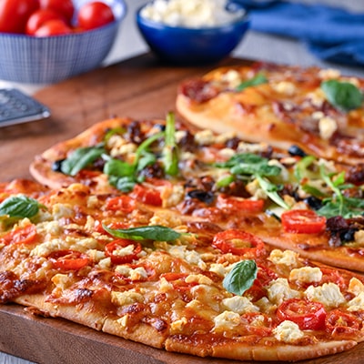Smoked Tomato Flatbread Smoked Tomato Flatbread